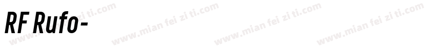 RF Rufo字体转换